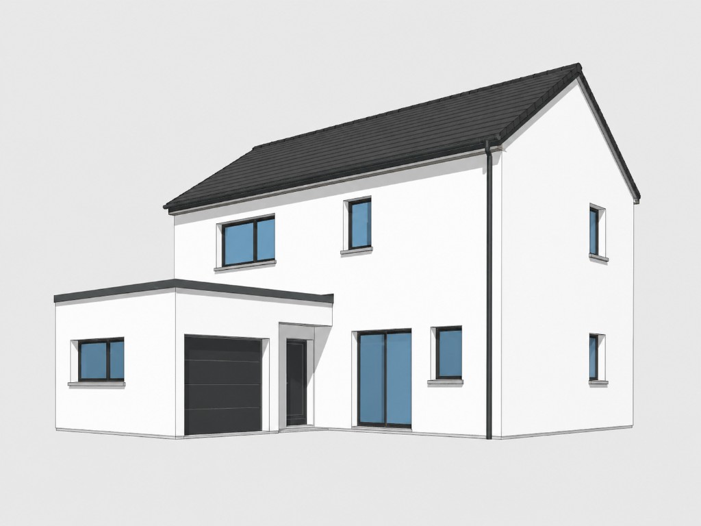 Modèle 3D de la façade